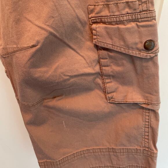 Magellan Sportswear Khaki Crop Cargo with Camo Cuff Pants 12 - Picture 4 of 8